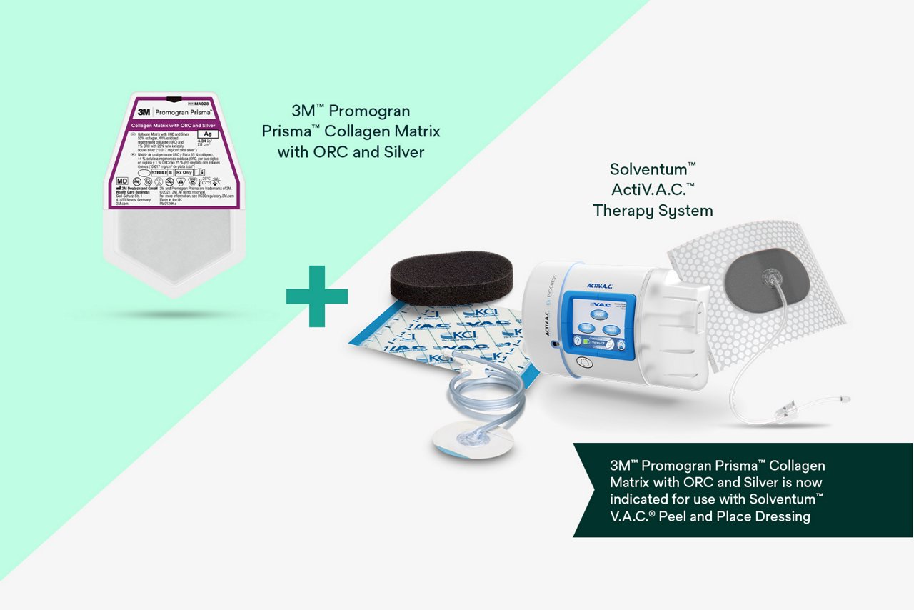Wound Bed Prep Composite Image with Promogran Prisma Matrix w/Burst
