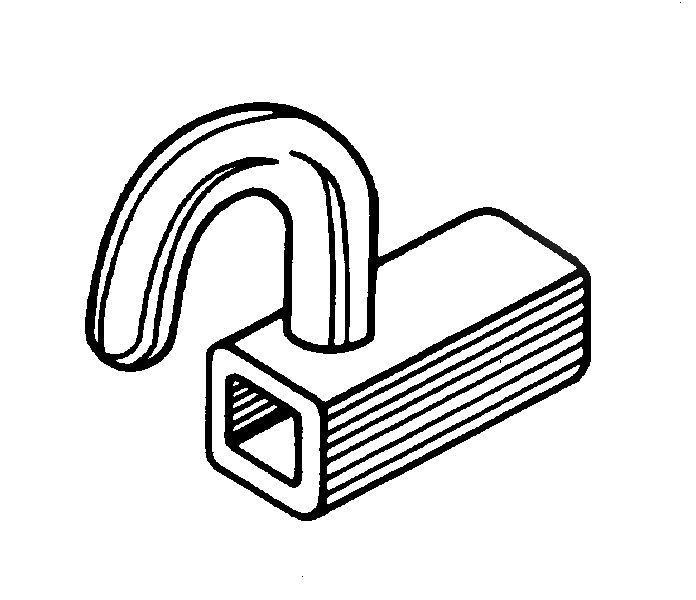 3M™ Unitek™ Archwire Stop 533-740, With Hook, Rectangular Wire,Crimpable, 10/Pk