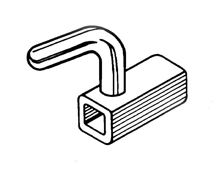 3M™ Unitek™ Archwire Hook, 534-720, .025 in Extraoral Hook, For.016x.026 in Rectangular Wire, Crimpable, 10/Pk