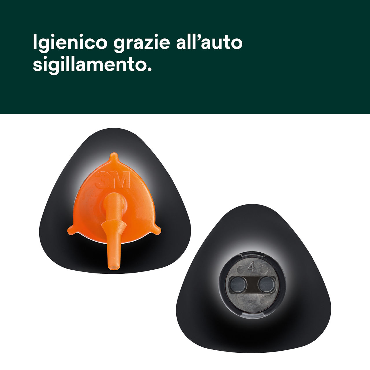 (3) RelyX™ Universal cemento composito : Igienico grazie  all’auto sigillamento.