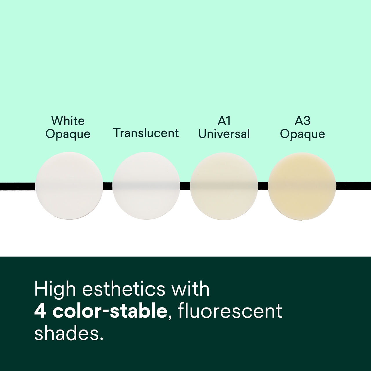 (5) RelyX Universal Resin Cement: High esthetics with 4 color-stable, fluorescent shades