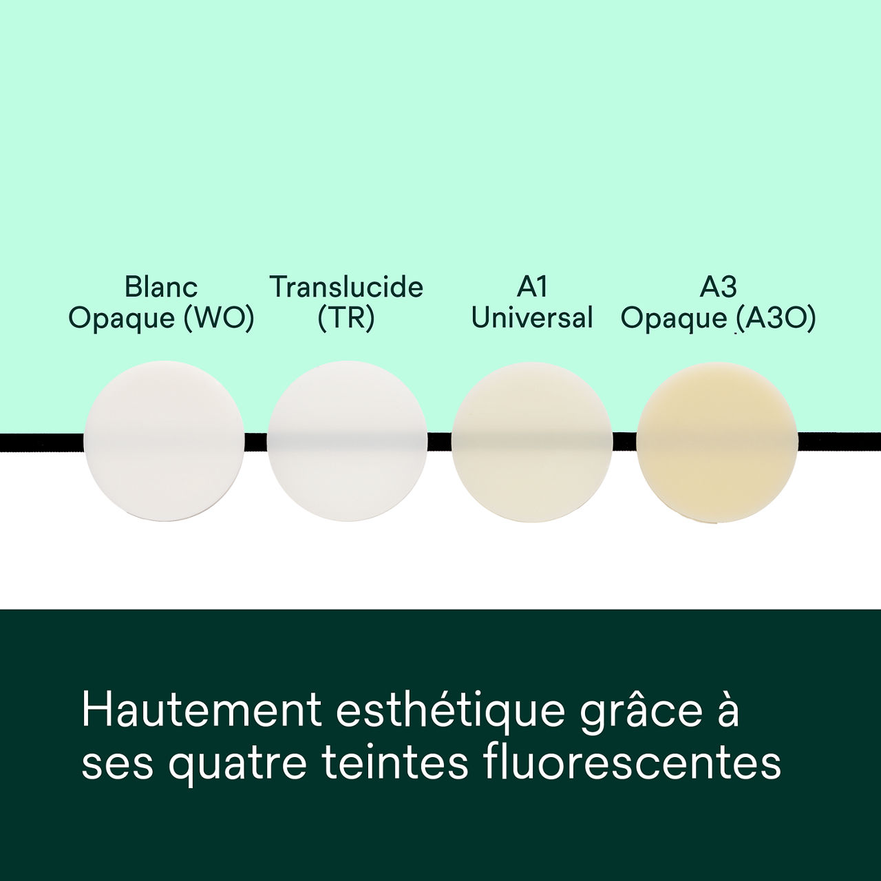 (5) RelyX™ Universal Ciment-composite de collage: Hautement esthétique grâce à ses quatre teintes…..