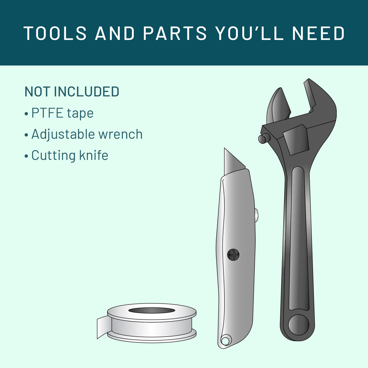 Aqua-Pure™ Brand Residential B+ Image AP717 Whole House - Tools Needed