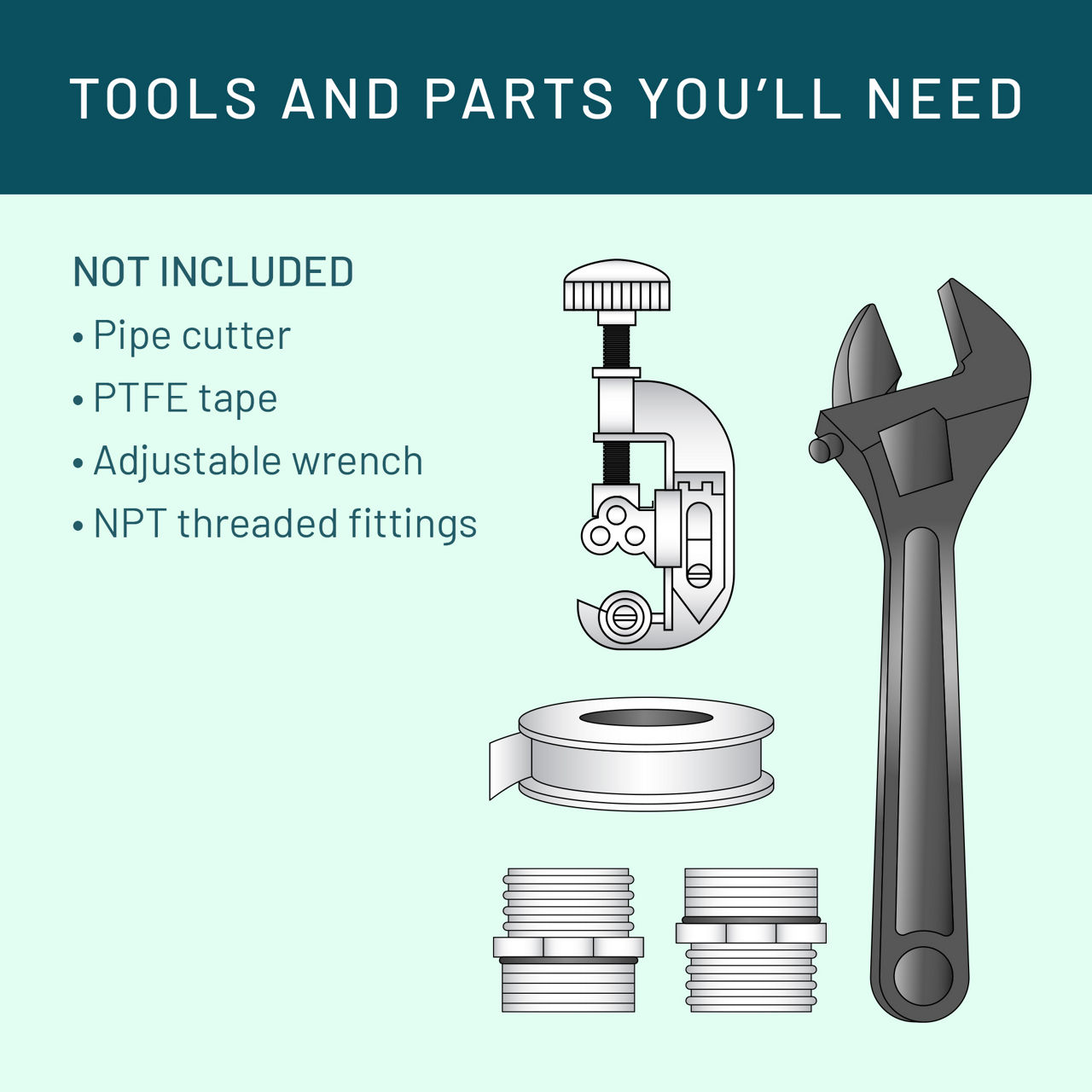 Aqua-Pure™ Brand Residential B+ Image AP430SS Whole House - Tools Needed