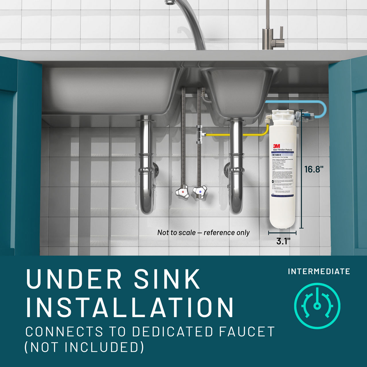 Aqua-Pure™ Brand Residential B+ Image FM1500-DWS Dedicated Faucet - Install Guide