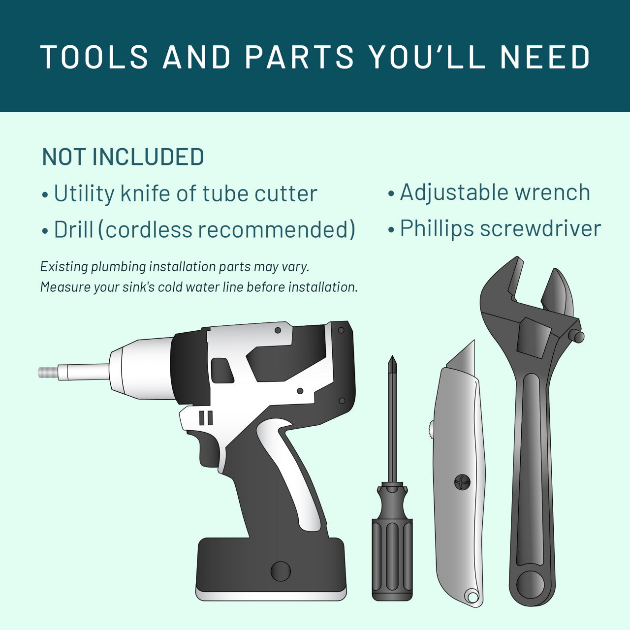 Aqua-Pure™ Brand Residential B+ Image AP Easy Cyst-FF Undersink - Tools Needed