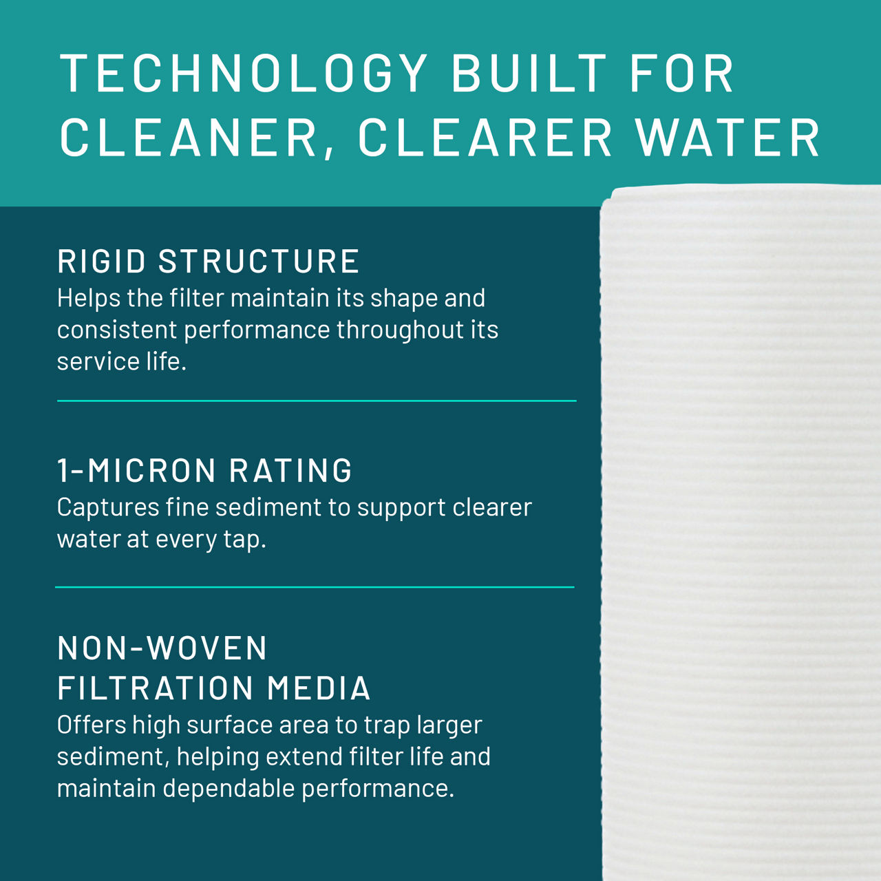 Aqua-Pure™ Brand Residential B+ Image AP1001 Whole House - Filter Layers