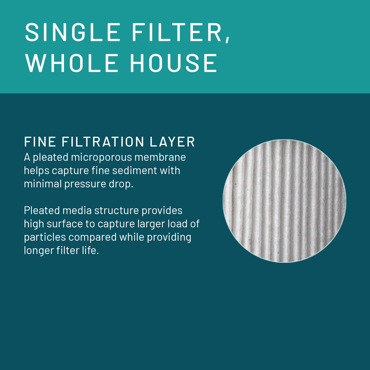 Aqua-Pure™ Brand Residential B+ Image AP902 Whole House - Filter Layers