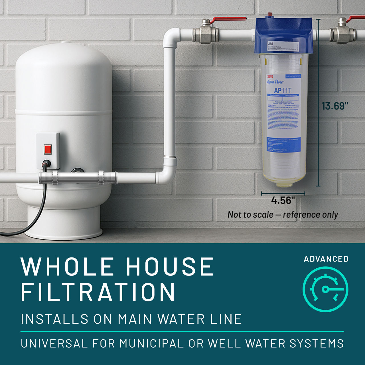 Aqua-Pure™ Brand Residential B+ Image AP11T Whole House - Install Guide