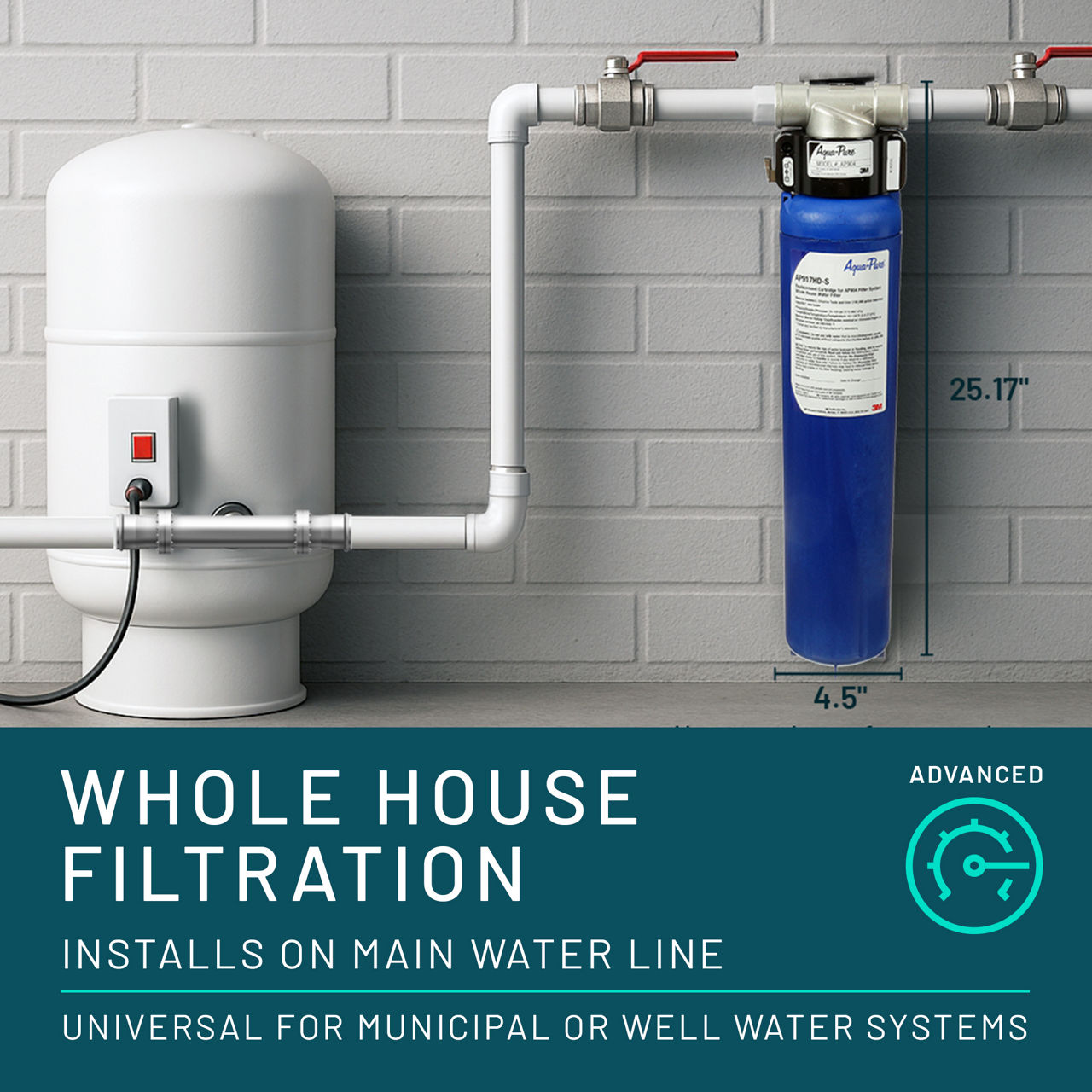 Aqua-Pure™ Brand Residential B+ Image AP904 Whole House - Install Guide