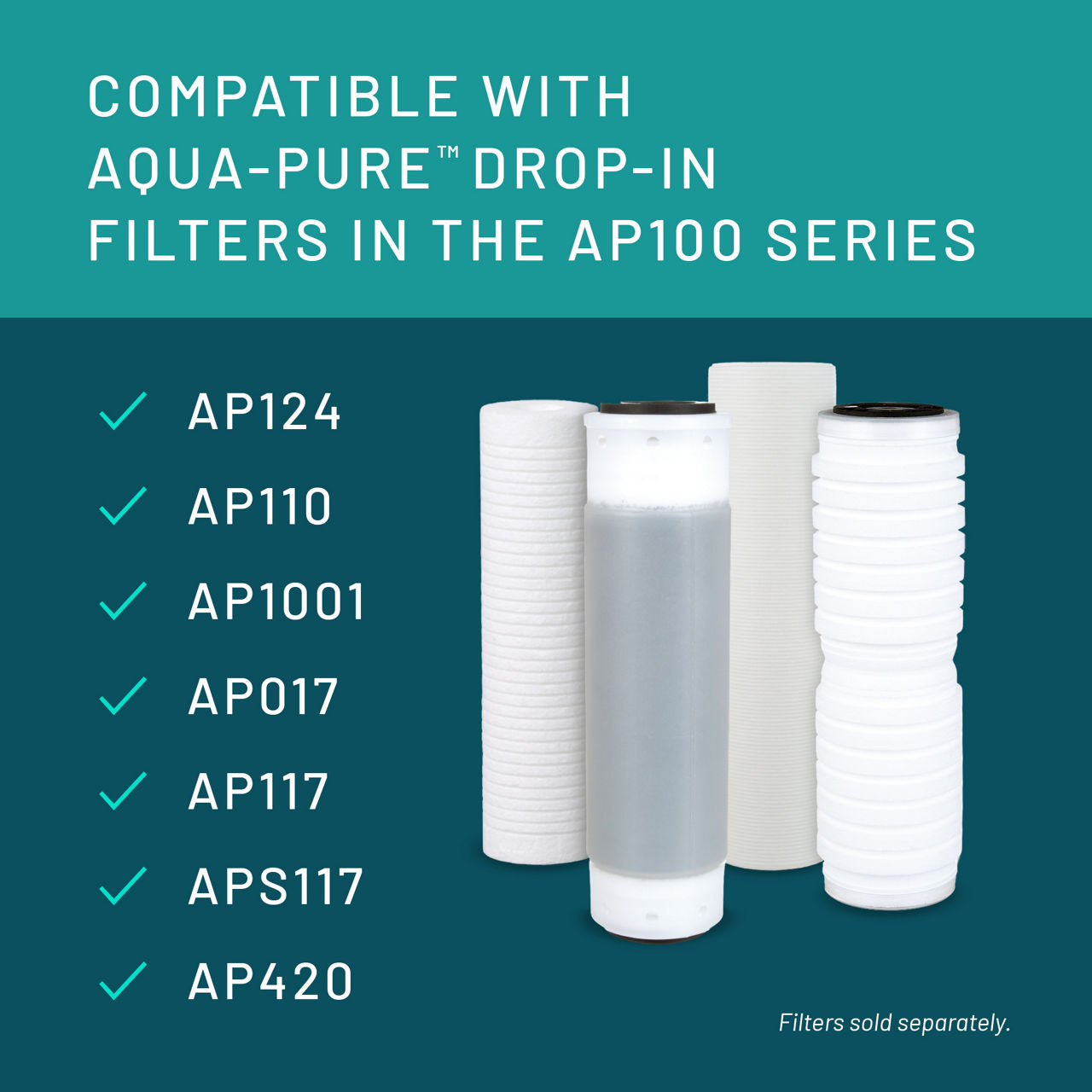 Aqua-Pure™ Brand Residential B+ Image SST1HA Whole House - Compatible Filters