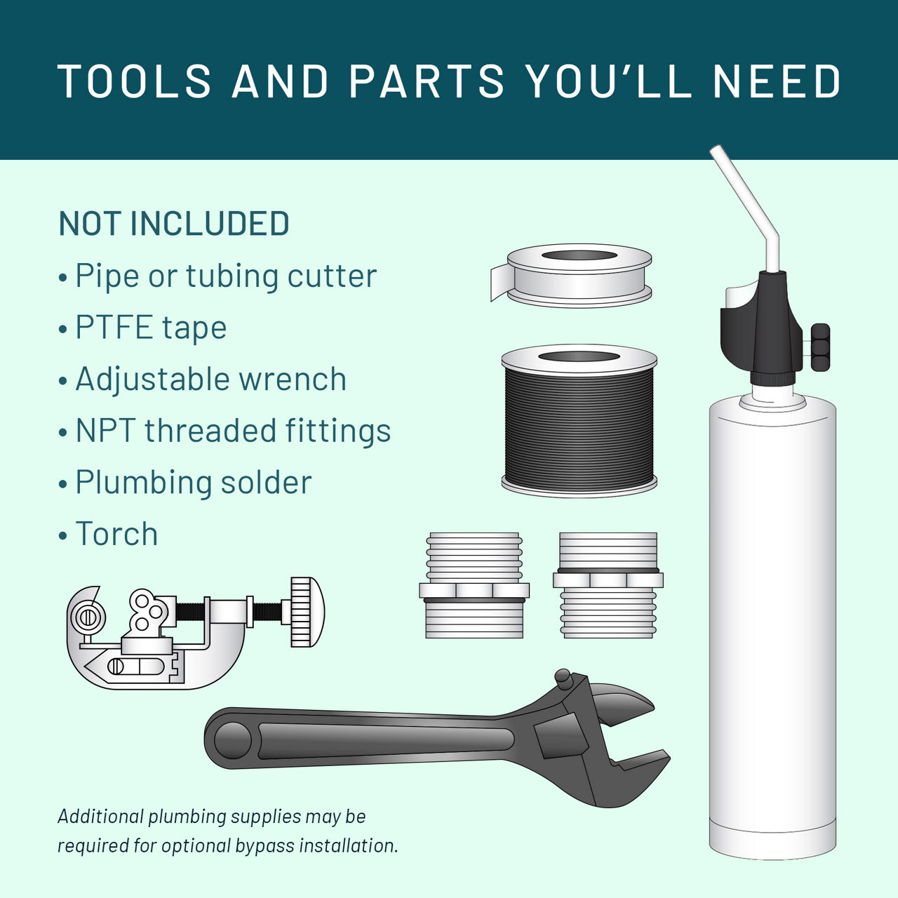 Aqua-Pure™ Brand Residential B+ Image AP11T Whole House - Tools Needed