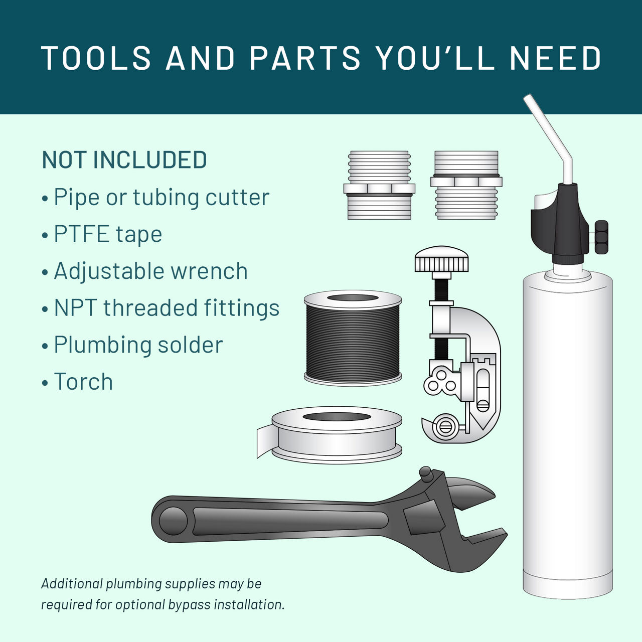 Aqua-Pure™ Brand Residential B+ Image AP801B Whole House - Tools Needed