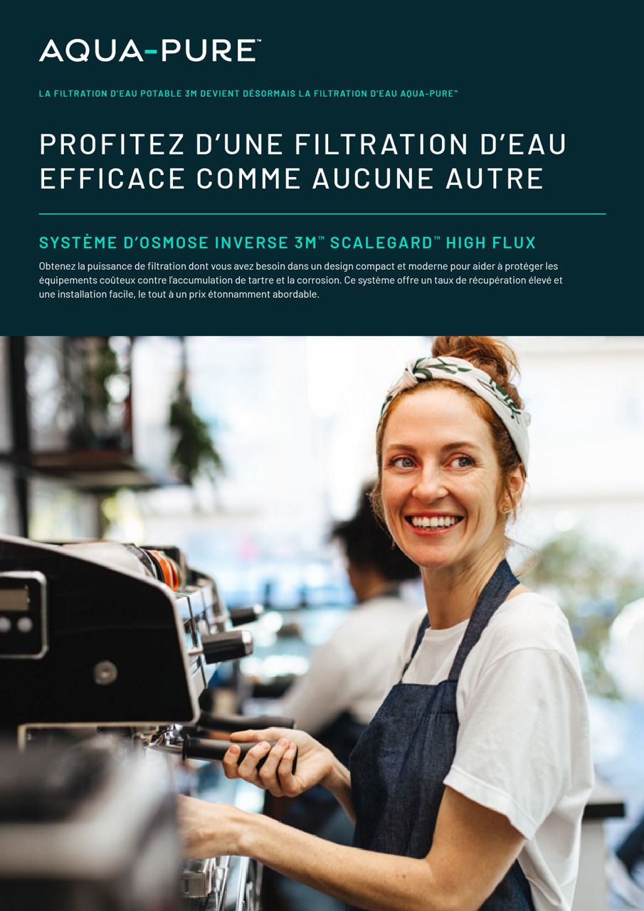 Brochure du système d’osmose inverse à haut flux ScaleGard™ rgb page Français