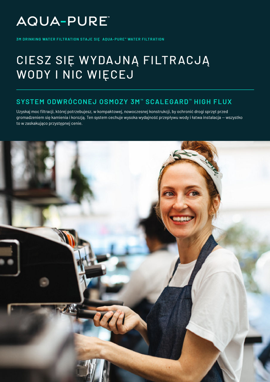 System Odwróconej Osmozy ScaleGard™ High Flux broszura rgb kartka Page - Polski