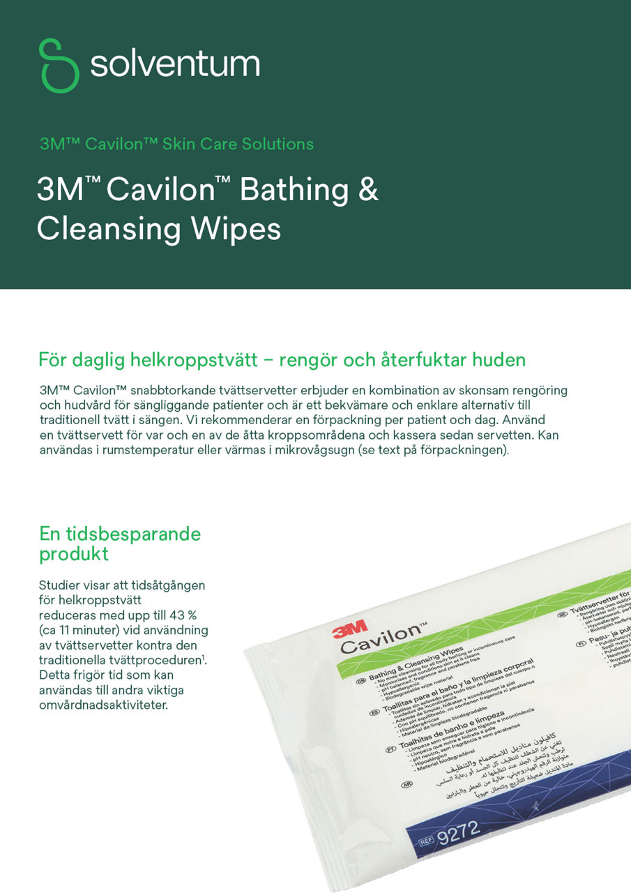 SE Cavilon Bathing & Cleansing Produktblad