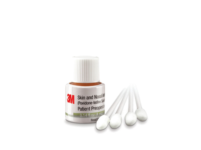 3M™ Skin and Nasal Antiseptic (Povidone Iodine Solution 5% w/w[0.5% available iodine] USP) Patient Preoperative Skin Preparation