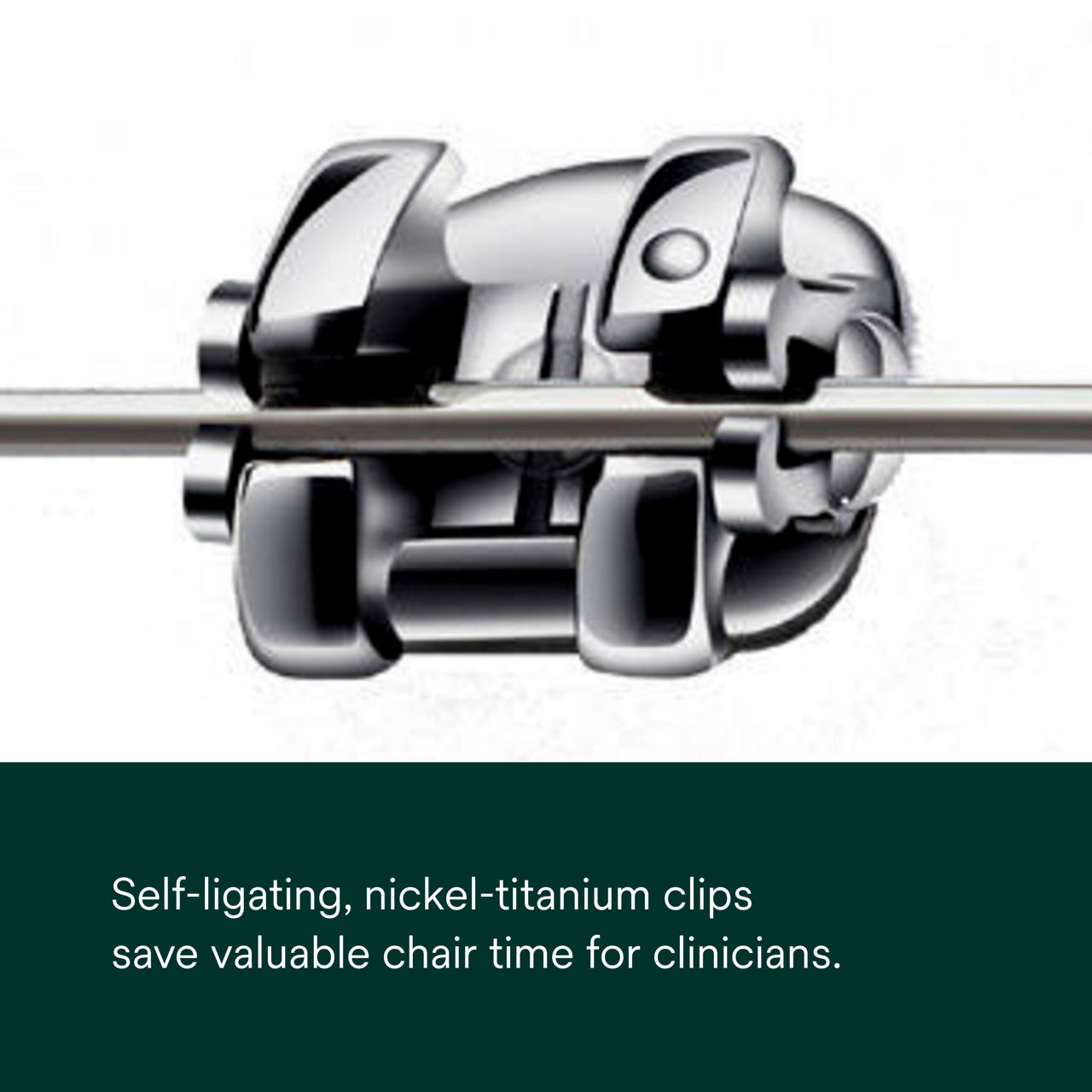 (1) Smartclip SL3 Brackets: self-ligating clips