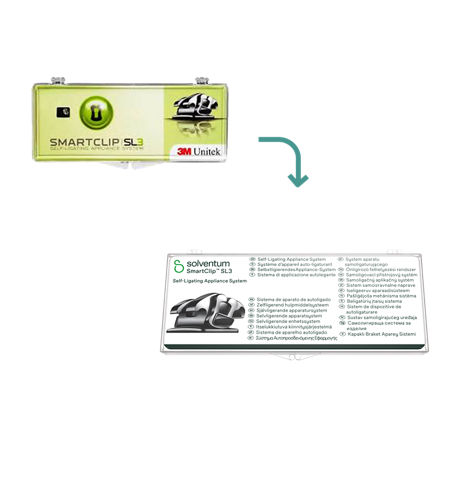 Brackets autoligaturants 3M™ SmartClip™ SL3
