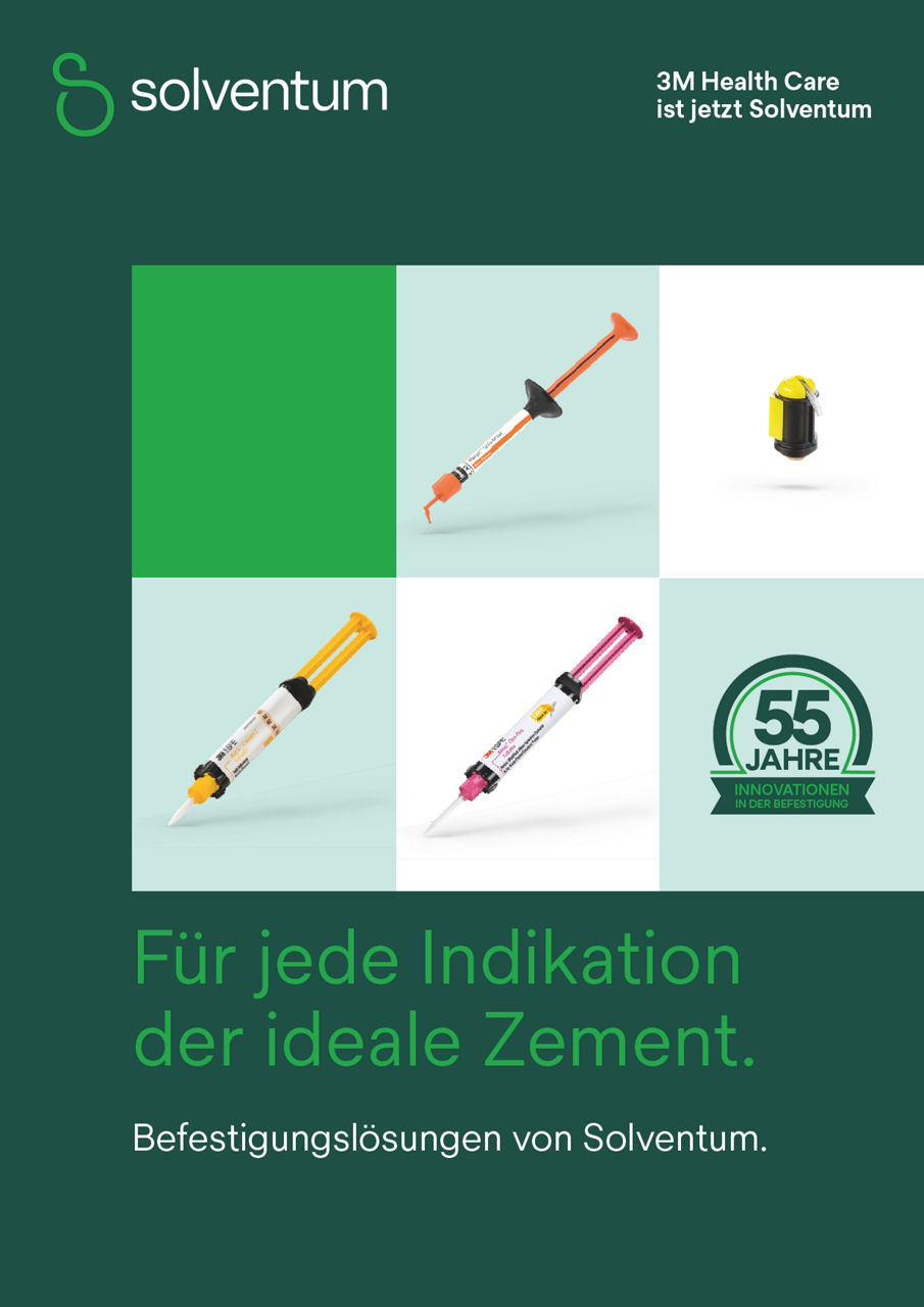 Für jede Indikation der ideale Zement – Befestigungslösungen von Solventum