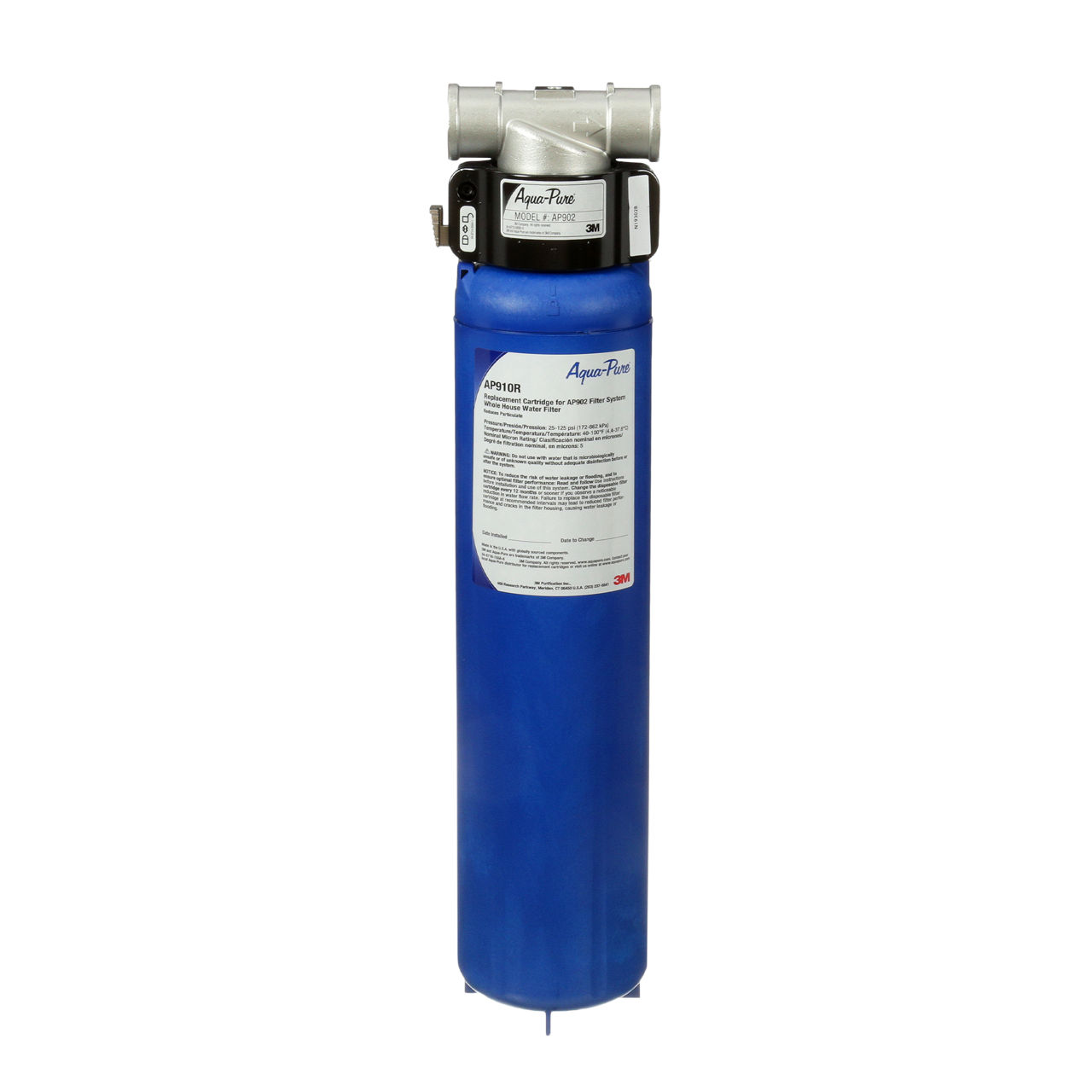 3M™ Aqua-Pure™ AP900 Series Whole House Water Filtration System AP904, 5621104, Sanitary Quick-Change, 5 um, 1/Case