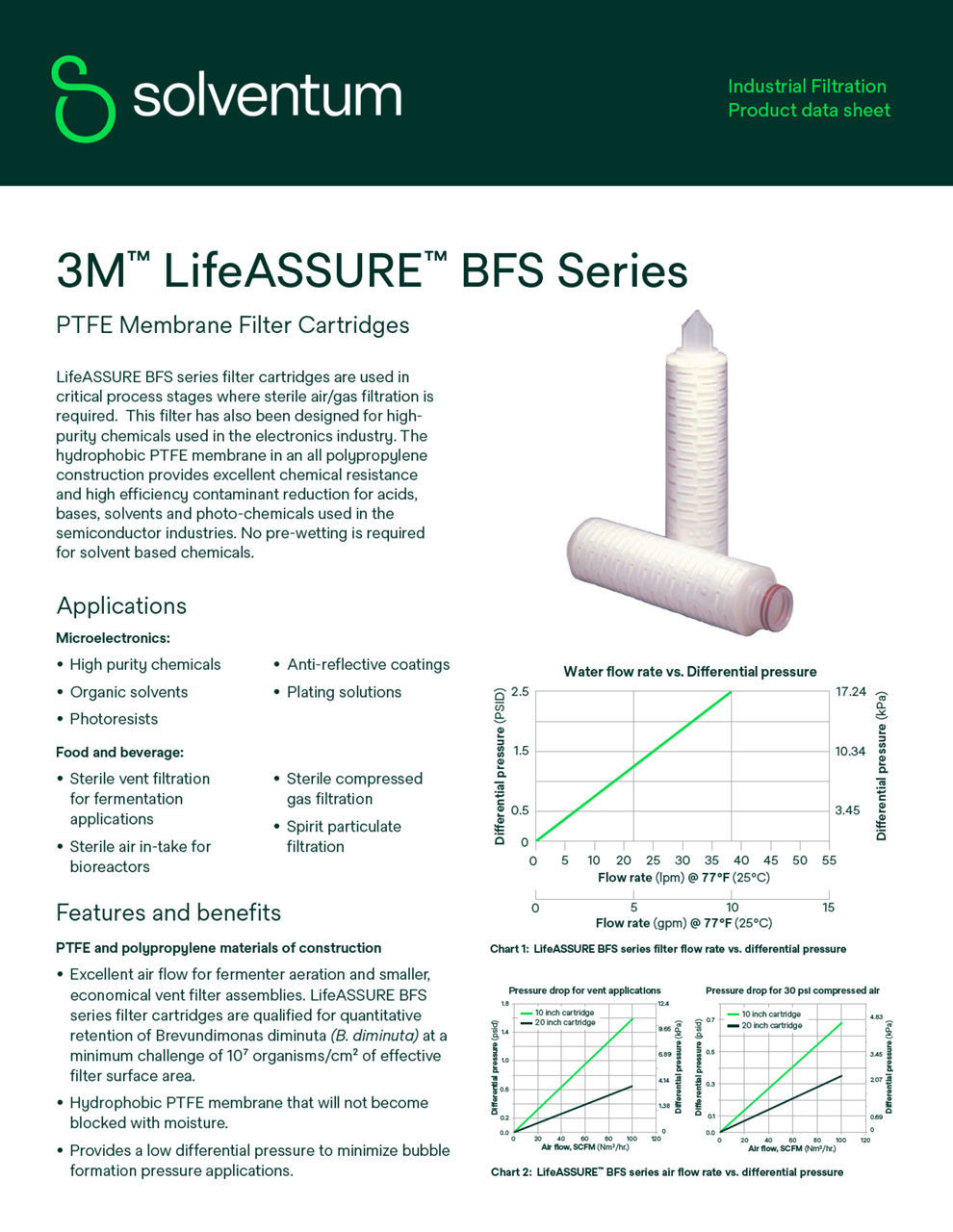 3M LifeASSURE BFS Series data sheet