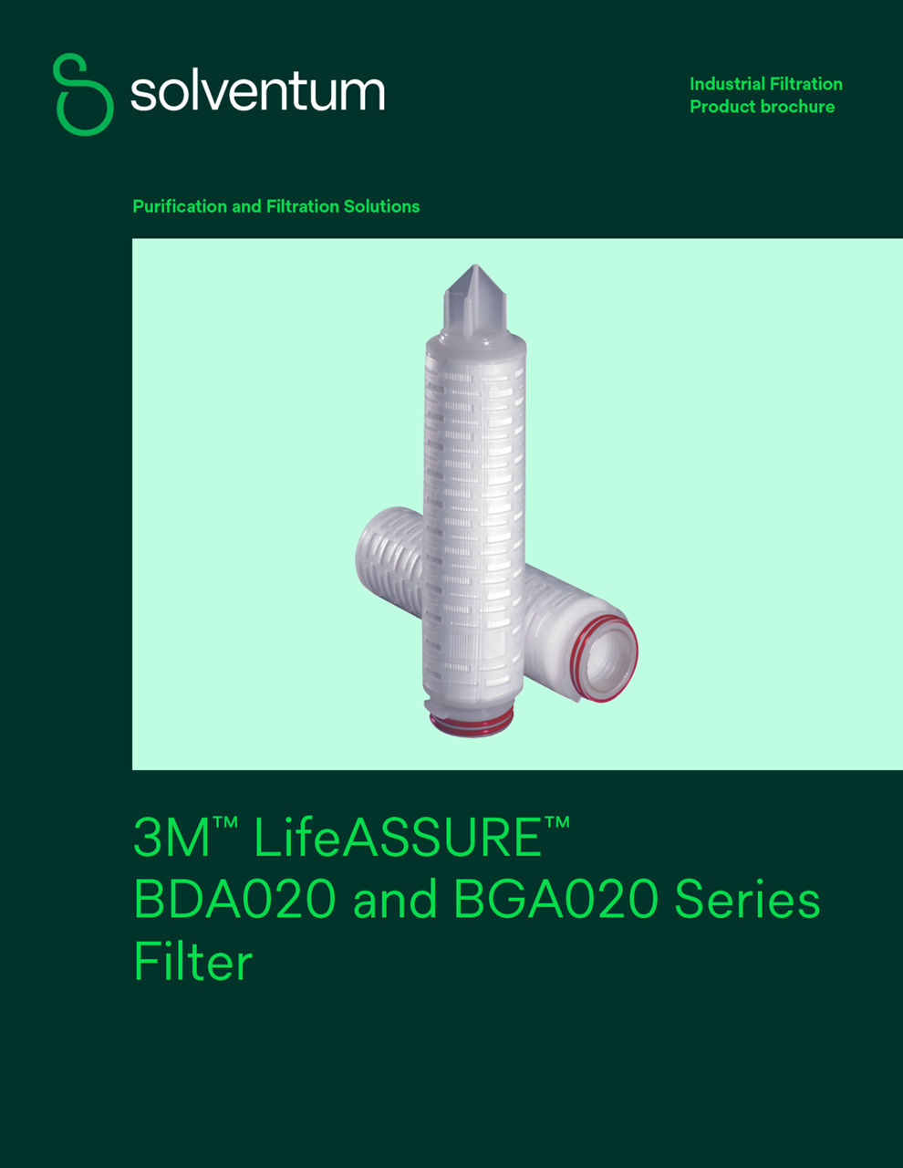 3M™ LifeASSURE™ BDA020 and BGA020 Series Filter brochure
