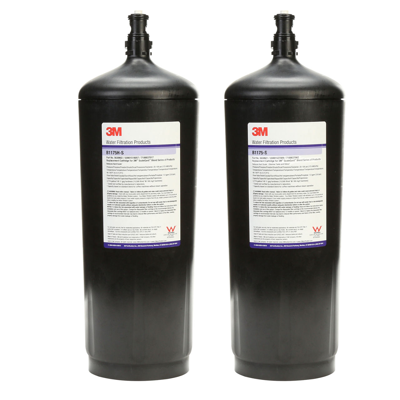 Cartouche de haute capacité de la gamme 3M™ ScaleGard™ Blend pour la réduction de la dureté de l'eau, modèle B1175H-S