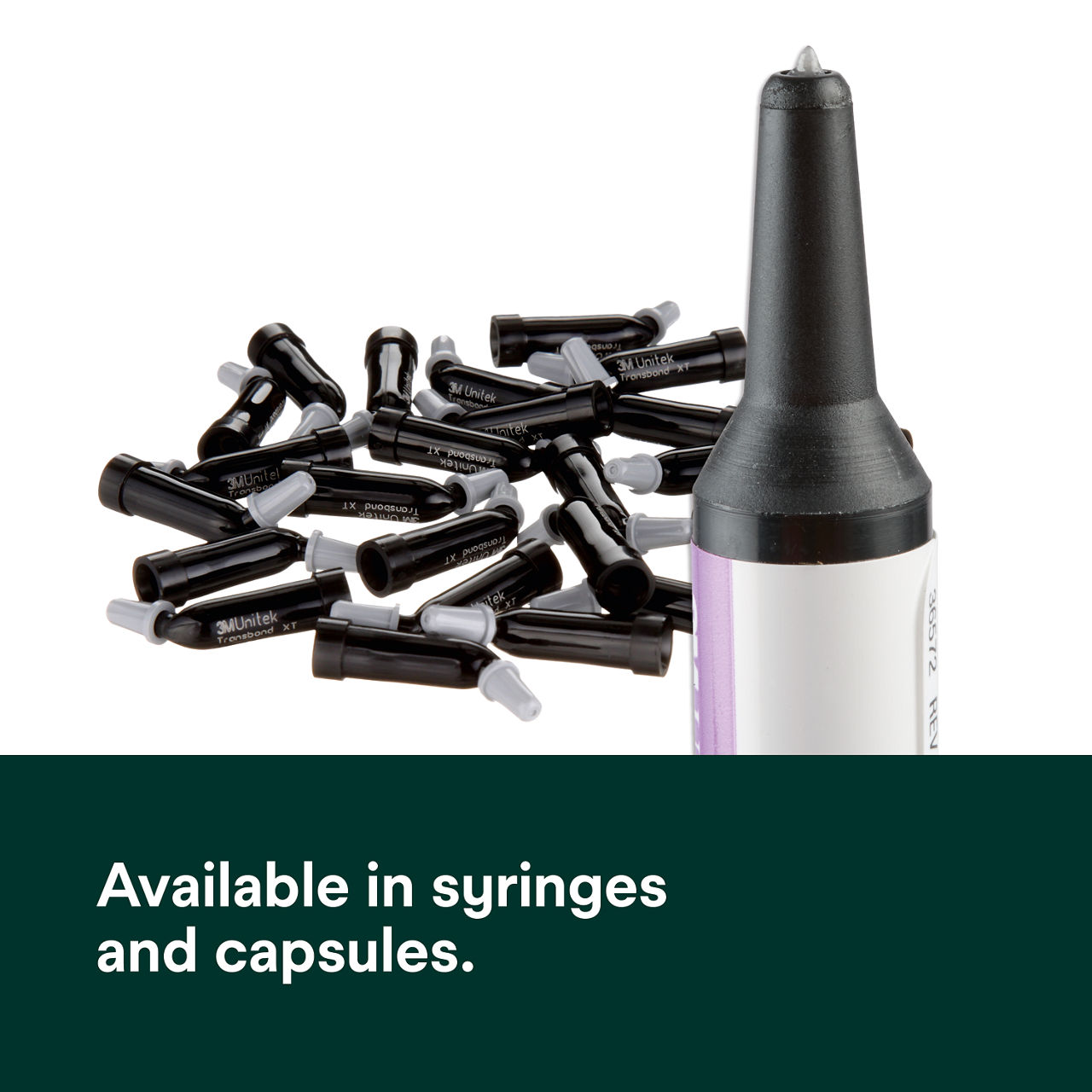 (4) Transbond Plus Color Change Adhesive: Available in syringes and capsules