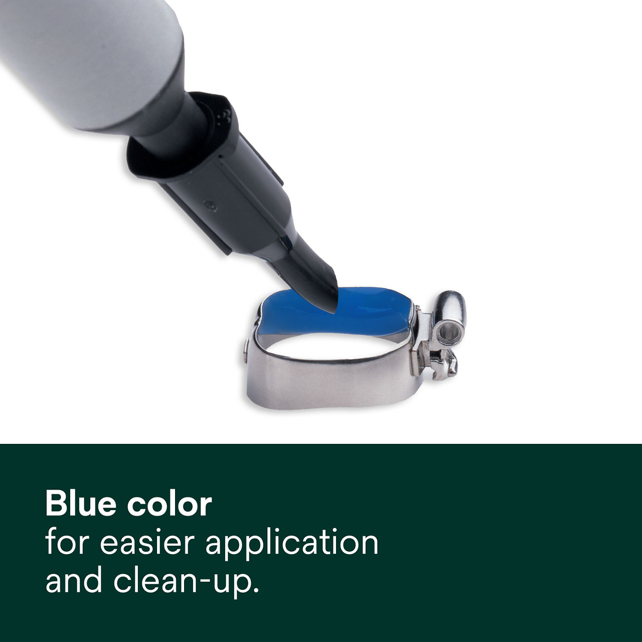 (2) Transbond Plus Light Cure Band Adhesive: Blue color for easier application and clean-up