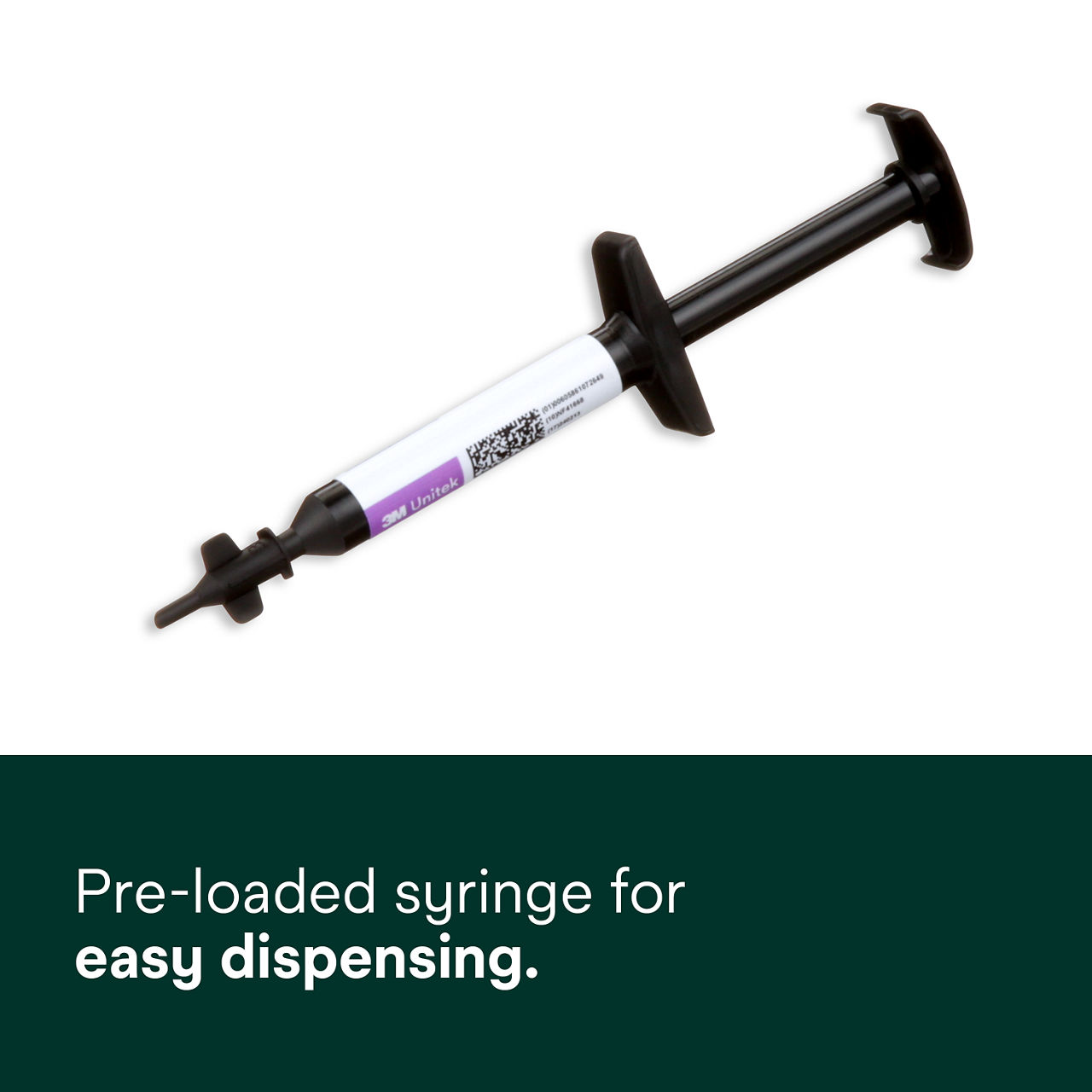 (3) Transbond Plus Light Cure Band Adhesive: Pre-loaded syringe for easy dispensing