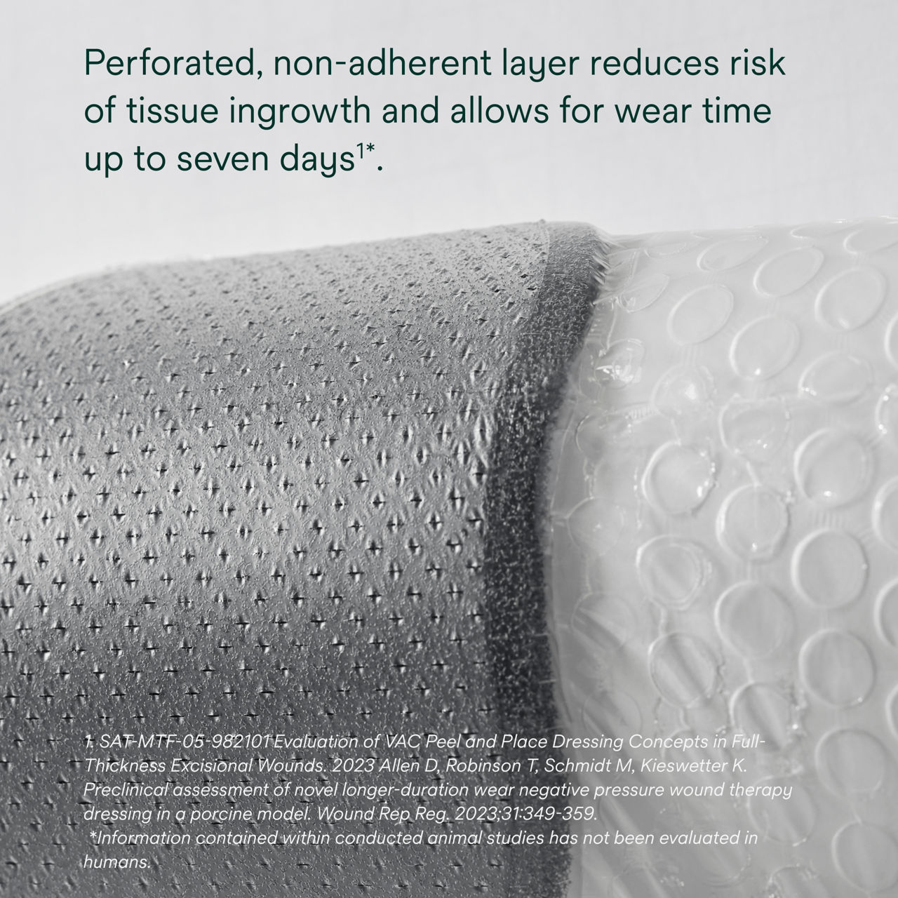 7: V.A.C. Peel and Place - Perforated, non-adherent layer