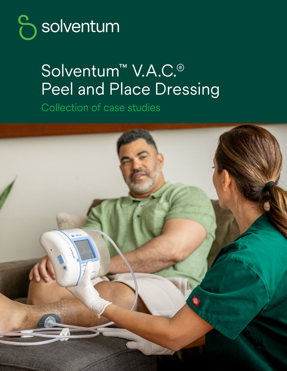 Solventum™ V.A.C.® Peel and Place Dressing Case Study Booklet