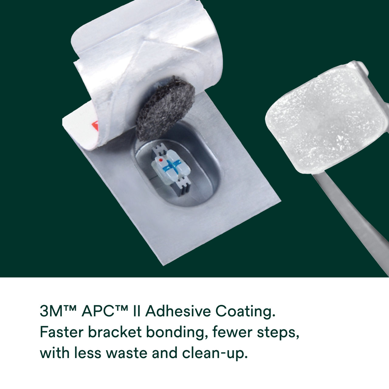 (1) Victory Series Active Self-Ligating Brackets: APC II Adhesive Coating