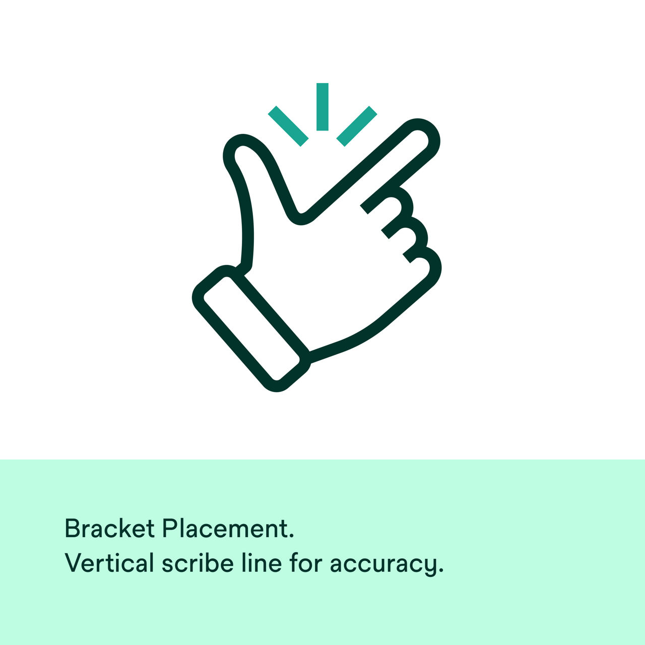 (2) Victory Series Metal Brackets: Bracket placement